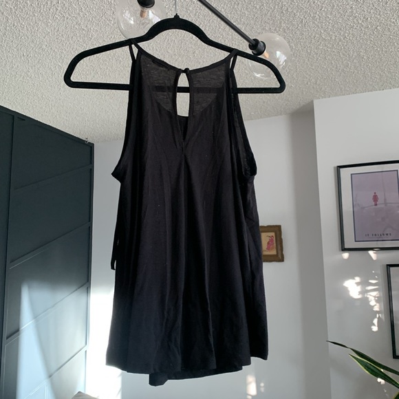 Black Fringe Tank - Picture 2 of 3